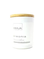 Świece - Świeca sojowa piwonia – biała, zapachowa, ręcznie robiona, prezent - miniaturka - grafika 1