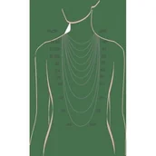 Zestawy biżuterii dla kobiet - Zestaw biżuterii Bransoletka Naszyjnik 4 koraliki granatu 8 mm Łańcuszek ze stali szlachetnej - miniaturka - grafika 1