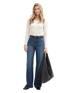 Tom Tailor Koszulka w kolorze kremowym - Koszulki i topy damskie - miniaturka - grafika 1