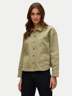 Koszule damskie - Vero Moda Koszula jeansowa Jamie 10331693 Zielony Relaxed Fit - miniaturka - grafika 1