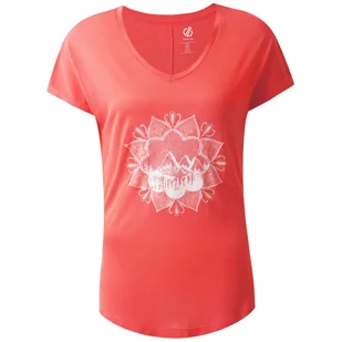 Koszulka damska Dare 2b Serene Tee Rozmiar: XL / Kolor: czerwony - Koszulki sportowe damskie - miniaturka - grafika 1