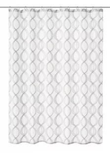 Kleine Wolke Classy Tekstylna Zasłona prysznicowa biała 180x180 cm - Zasłony prysznicowe - miniaturka - grafika 1