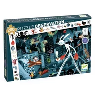 Puzzle - Puzzle obserwacja MIASTO NOCĄ 100 el. DJ07461 - miniaturka - grafika 1