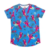 Koszulki dla chłopców - T-shirt Niebieska Papuga - miniaturka - grafika 1