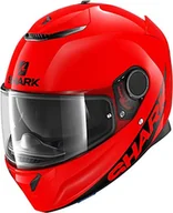 Kaski motocyklowe - Shark, Kask motocyklowy Spartan czerwony, rozmiar L - miniaturka - grafika 1