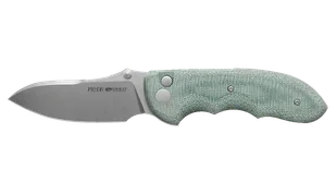 Nóż składany Viper Moon Teal Green Canvas Micarta, Stonewashed MagnaCut by Fabrizio Silvestrelli (V6010TE) - Noże - miniaturka - grafika 1