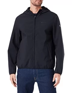 Champion Męska kurtka z kapturem Legacy Outdoor miękka poliestrowa tkana kurtka z kapturem, Czarny, M - Kurtki męskie - miniaturka - grafika 1