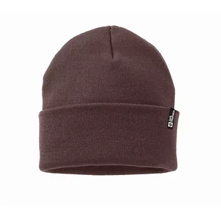 Czapki męskie - Czapka Jack Wolfskin RIB BEANIE boysenberry - ONE SIZE - grafika 1