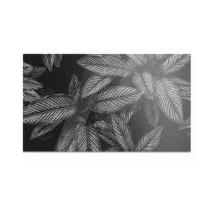 Szklana deska do krojenia HOMEPRINT Monochromatyczne liście 60x52 cm - Deski do krojenia - miniaturka - grafika 1