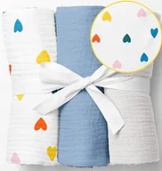 Pieluchy - PIELUCHY MUŚLINOWE GRUBE KRESZOWANE PIELUSZKI 100% BAWEŁNA PRODUKT POLSKI - miniaturka - grafika 1