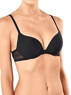 Sloggi Damski biustonosz Zero Lace Whum Push-Up, czarny (black 0004), 85B - Biustonosze - miniaturka - grafika 1