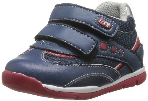 Chicco 1050465 Polacchino Gilly buty dziecięce, niebieski/czerwony, 21 EU