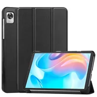 Etui do tabletów - Etui z klapką obudowa Alogy Book Cover do Realme Pad Mini 8.7 Czarny + Szkło - miniaturka - grafika 1