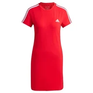 Sukienki - adidas Sukienka damska, Better Scarlet, XL - miniaturka - grafika 1