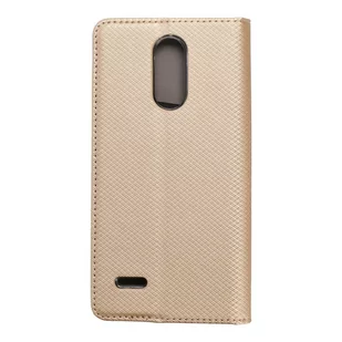 Etui Smart Case book do Lg K9 (K8 2018) złoty - Etui i futerały do telefonów - miniaturka - grafika 1