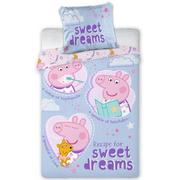 Pościel dla dzieci - FARO Pościel 100x135 łóżeczkowa Świnka Peppa Dziewczęca Sweet Dreams - miniaturka - grafika 1