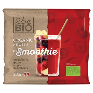 MROŻONKI (2beBIO) SMOOTHIE MIESZANKA CZERWONE OWOCE MROŻONE BIO 250 g - 2beBIO BP-5907222032435 - Mrożonki warzywne i owocowe - miniaturka - grafika 1
