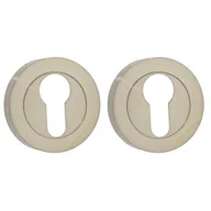 Szyldy i rozety - Schaffner Rozeta podklamkowa do wkładki Roxa/Mila Nikiel Satyna - miniaturka - grafika 1