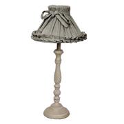 Noże stołowe - Lampa stołowa Antic Line Romance Grey, wys. 78 cm - miniaturka - grafika 1