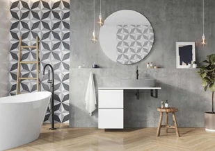 Elita 167728 KOMODA LOOK 40 2S WHITE HG PDW - Szafki łazienkowe - miniaturka - grafika 2