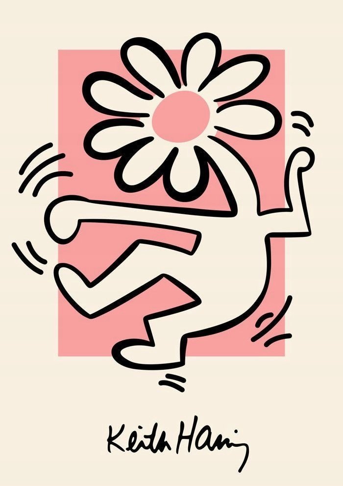 PODKŁADKA POD MYSZ Z Nadrukiem 22x18 cm Keith Haring ART Tekst Prezent