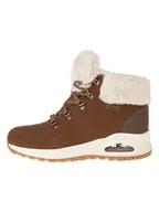 Botki damskie - Skechers Skórzane botki "Uno Rugged" w kolorze brązowym - miniaturka - grafika 1