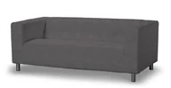 Pokrowce na meble - FRANC-TEXTIL 629  705  35 Klippan Pokrowiec na kanapę dwuosobową, Etna, ciemnoszary 629-705-35 - miniaturka - grafika 1