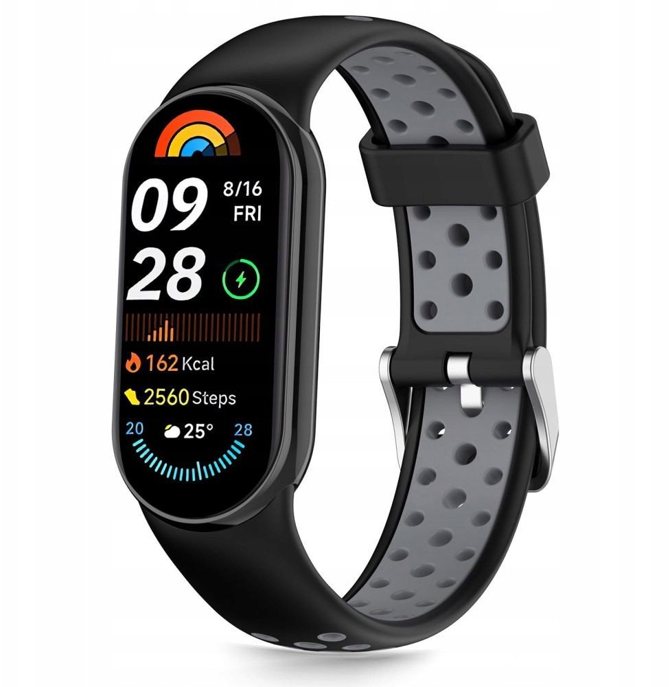 Pasek Tech-Protect IconBand Air Xiaomi Smart Band 8 / 9 / 10 / NFC Black/grey