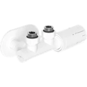 Zawory i kraniki - Mexen G05 zestaw termostatyczny kątowy z maskownicą R, Duplex, DN50, biały - W907-958-905-20 - miniaturka - grafika 1