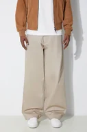 Spodnie męskie - Champion spodnie męskie kolor beżowy proste - miniaturka - grafika 1