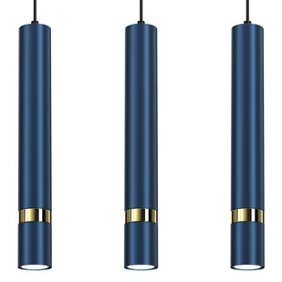 Milagro Lampa wisząca JOKER NAVY BLUE/GOLD 3xGU10 MLP7726 - Lampy sufitowe - miniaturka - grafika 4