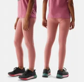 Legginsy - 4F LEGGINSY TREKKINGOWE OCIEPLANE DZIEWCZĘCE - miniaturka - grafika 1