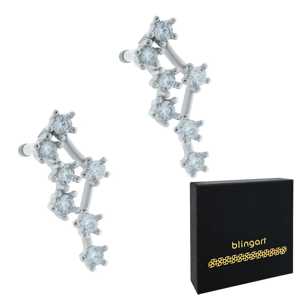 Kolczyki srebrne znak zodiaku RAK srebro 925