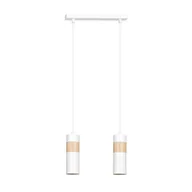 Lampy sufitowe - Emibig Akari lampa wisząca 2-punktowa biała 733/2 - miniaturka - grafika 1