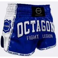Spodnie sportowe męskie - Octagon Spodenki Kickboxing/Muay Thai Fight Legion White/ Blue - miniaturka - grafika 1