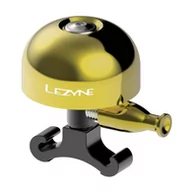 Dzwonki do roweru - Dzwonek rowerowy LEZYNE CLASSIC BRASS MEDIUM BELL mosiądz czarny (NEW) - miniaturka - grafika 1