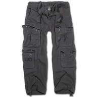 Spodnie męskie - Brandit Spodnie dresowe Pure Vintage Trousers Czarny, kolor: czarny , rozmiar: xxl 1003-2 - miniaturka - grafika 1