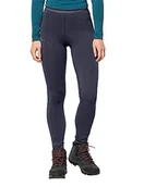 Spodnie damskie - Jack Wolfskin Damskie spodnie Infinite, grafitowe, XXL - miniaturka - grafika 1