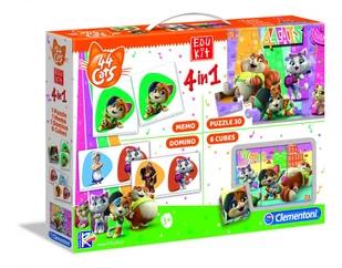 Clementoni Edukit 4w1 44 Koty - Gry planszowe - miniaturka - grafika 2