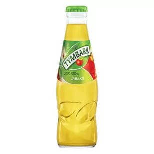 Tymbark Jabłko Sok 100% 200 Ml Butelka Twist Off - Soki i napoje niegazowane - miniaturka - grafika 1
