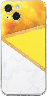König Design Etui kompatybilne z Apple iPhone 13 Plastikowe, miękkie etui na telefon komórkowy - Żółte etui na telefon komórkowy - Etui i futerały do telefonów - miniaturka - grafika 1