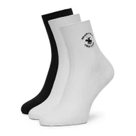 Skarpetki damskie - Beverly Hills Polo Club KR_BHPC_005_W_SS2025_(3pack) Biały - miniaturka - grafika 1