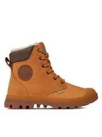 Botki męskie - Palladium Trapery Pampa Sport Cuff WPS 72992-228-M Brązowy - miniaturka - grafika 1