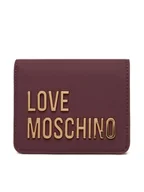 Portfele - LOVE MOSCHINO Mały Portfel Damski JC5612PP1NKD0552 Bordowy - miniaturka - grafika 1