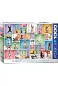 Eurographics Yoga Dogs 1000pc Puzzle (Other) - Puzzle - miniaturka - grafika 2