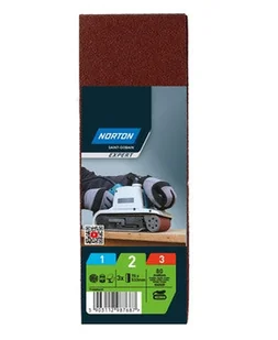 Taśma ścierna bezkońcowa 75x533 mm P80, 3 szt. - Materiały ścierne - miniaturka - grafika 1