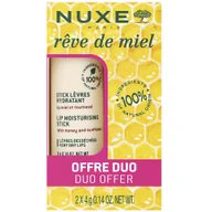 Szminki - Zestaw Nuxe Reve de Miel, nawilżająca pomadka do ust suchych i spierzchniętych, 2 x 4 g - miniaturka - grafika 1