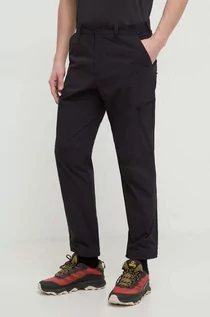 Spodnie sportowe męskie - Jack Wolfskin spodnie outdoorowe Wanderthirst kolor czarny - grafika 1