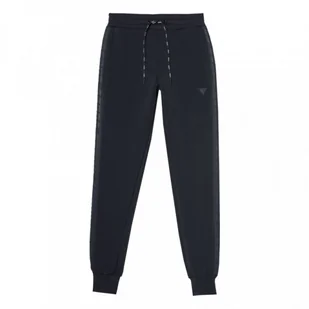 Damskie spodnie dresowe Guess Allie Scuba - grafitowe - GUESS - Spodnie sportowe damskie - miniaturka - grafika 1