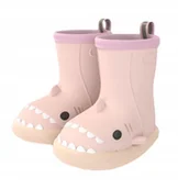 Buty dla dziewczynek - KALOSZE DZIECIĘCE REKINY SHARK-i GUMOWE BUTY 35-36 - miniaturka - grafika 1